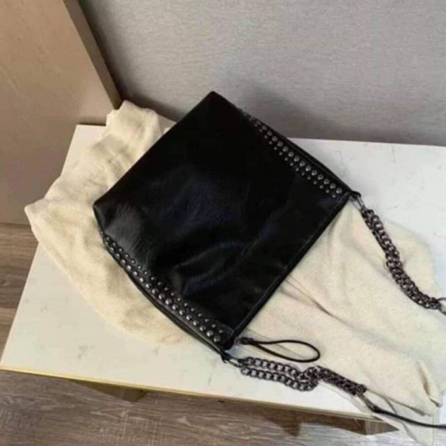 Túi xách tote đeo chéo, đính đinh, đeo vai nữ thời trang