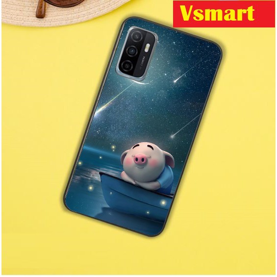 Ốp lưng dẻo TPU Vsmart Star 5 in hình Heo xinh