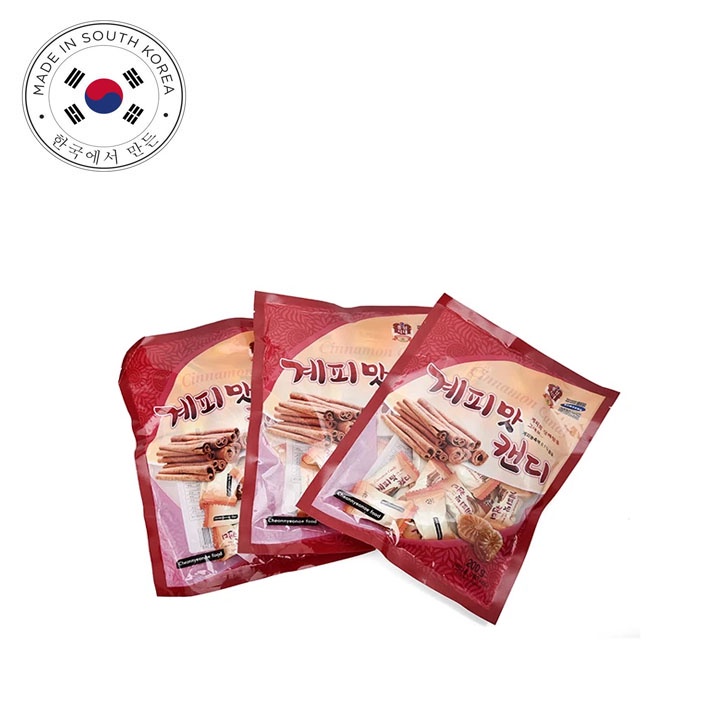 Kẹo Quế Cứng Hàn Quốc Gói 200g - Cheonnyeonae Food