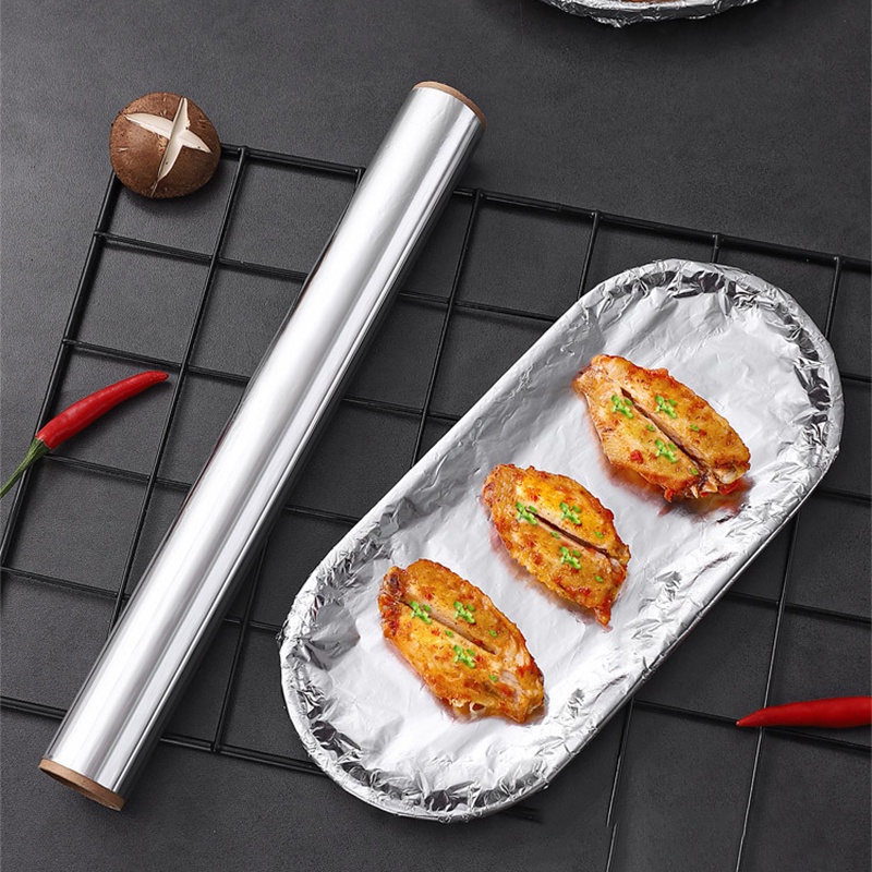 Cuộn giấy bạc nướng BBQ OSSAYI dài 5 / 10M tuỳ chọn