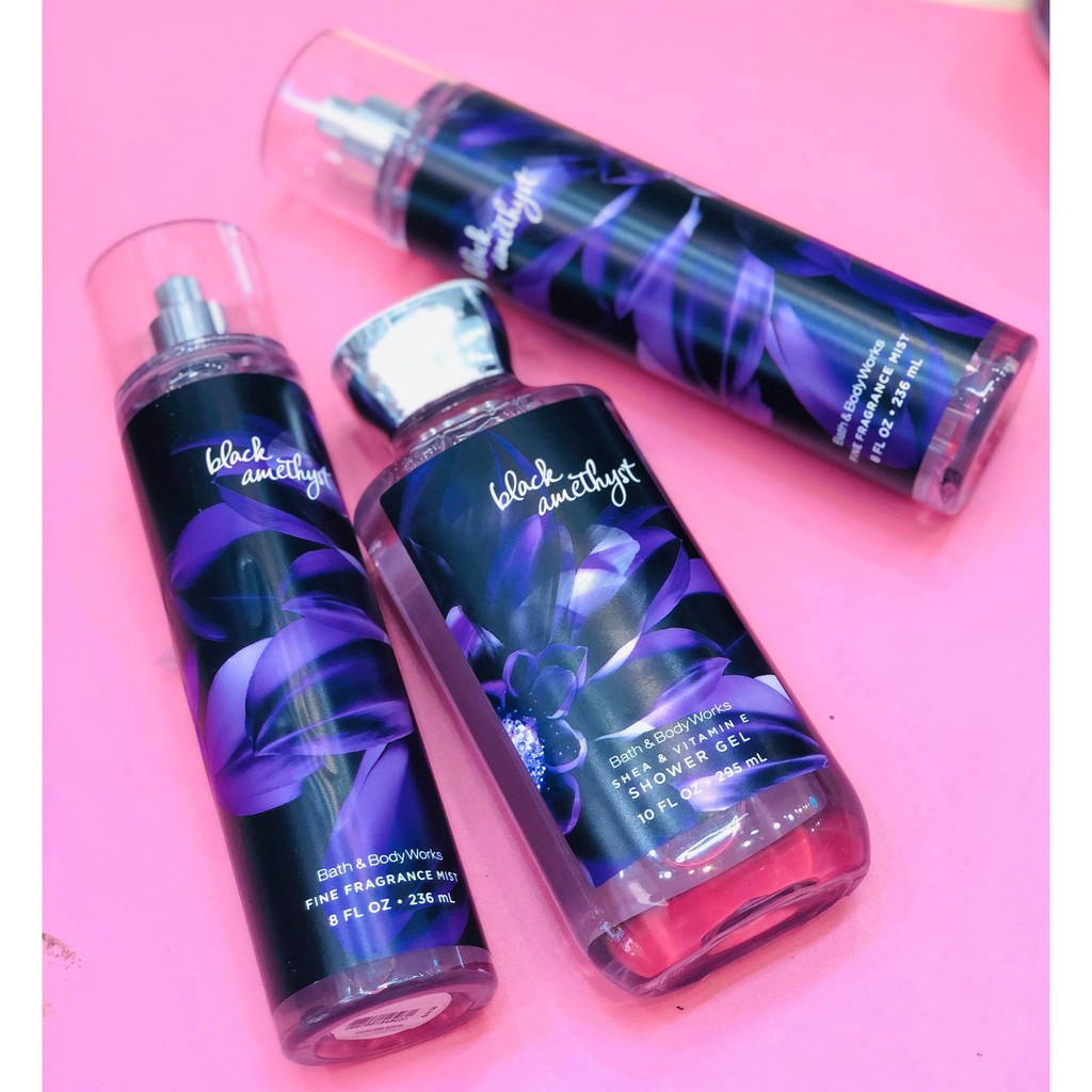 Xịt Thơm Toàn Thân Bath And Body Works - Black Amethyst Body Mist (236ml)