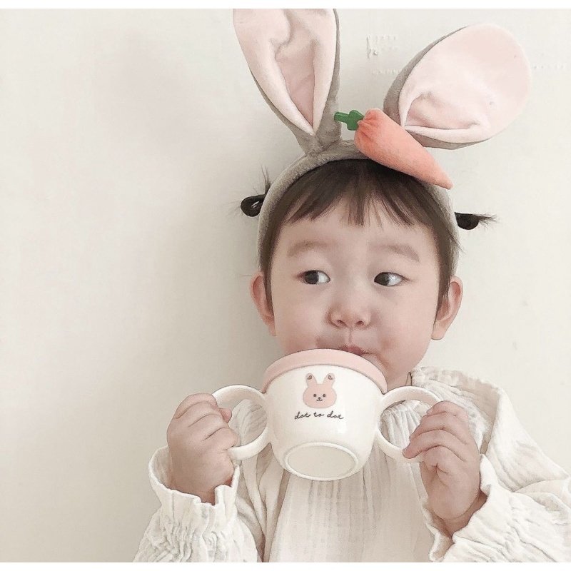 CỐC TẬP UỐNG KÈM NẮP SNACK CHO BÉ STRAW & SNACK CUP DOTTODOT x TGM
