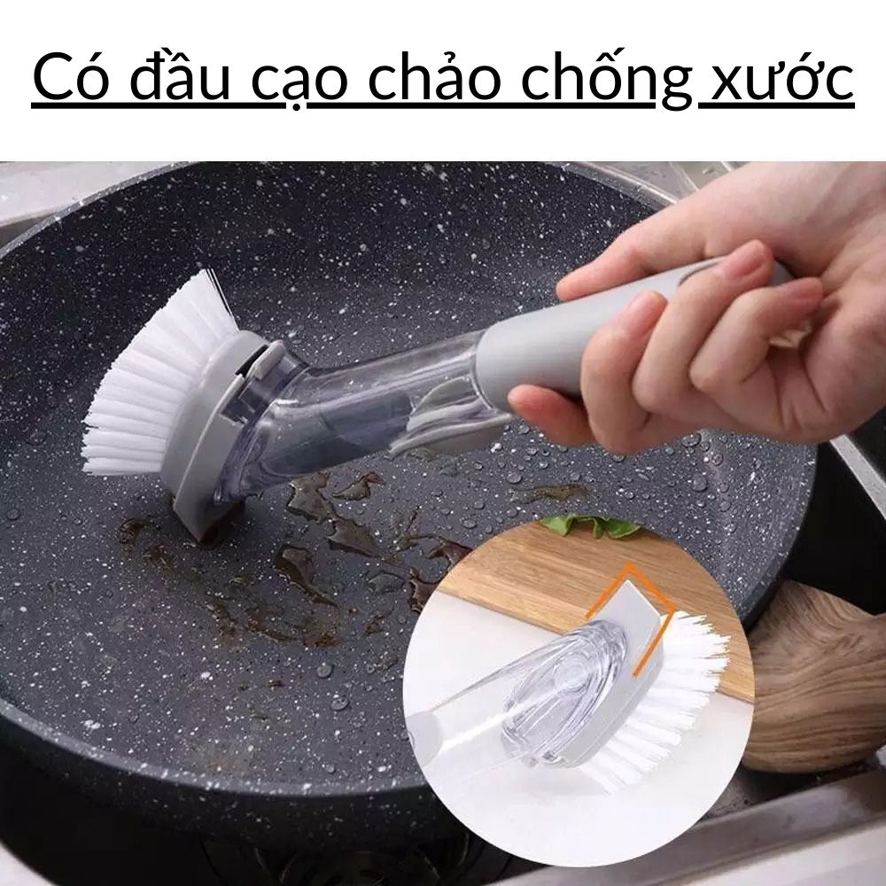 Bàn chải đa năng có Bơm chất tẩy rửa nhiều đầu cọ chống xước mã 70018