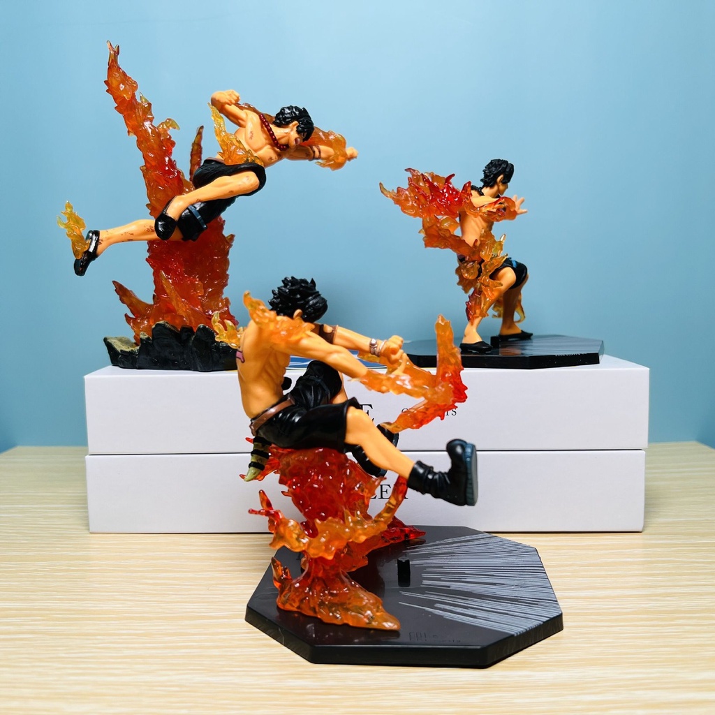 Mô Hình Ace Chưởng Lửa 14cm - Mô hình One Piece