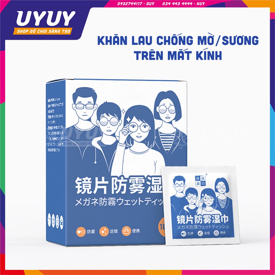 Khăn ướt lau kính siêu sạch có Nano phủ tránh mờ sương hỗ trợ khi trời mưa