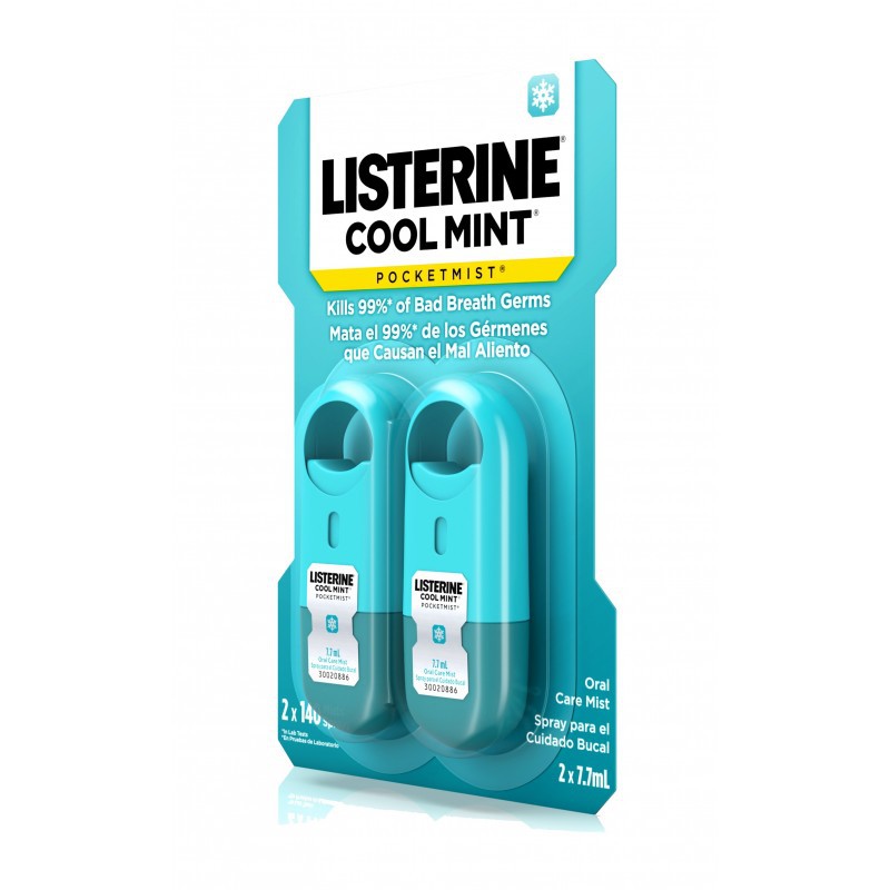 Combo 2 Xịt thơm miệng Listerine Pocketmist