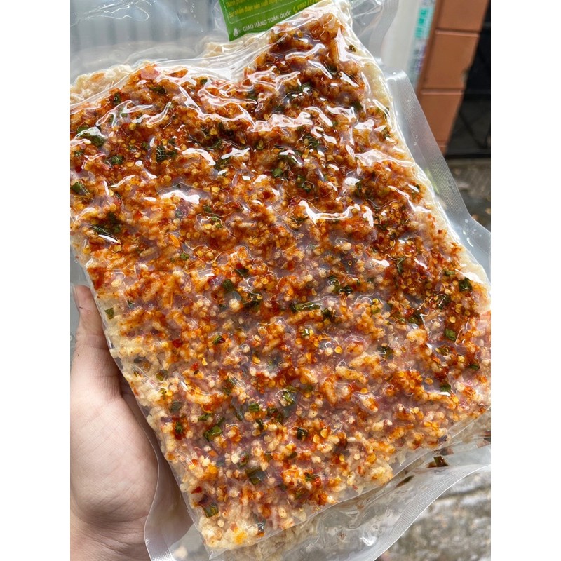 Cô Út Sài Gòn - Cơm Cháy Mắm Hành/Túi Hút Chân Không - 500gr