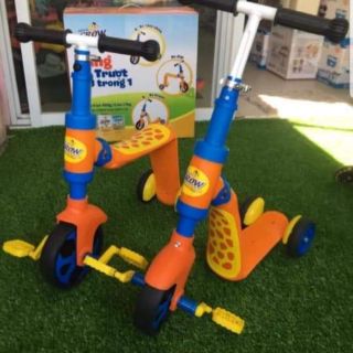 Xe đạp, chòi chân, trượt scooter 3in1 grow