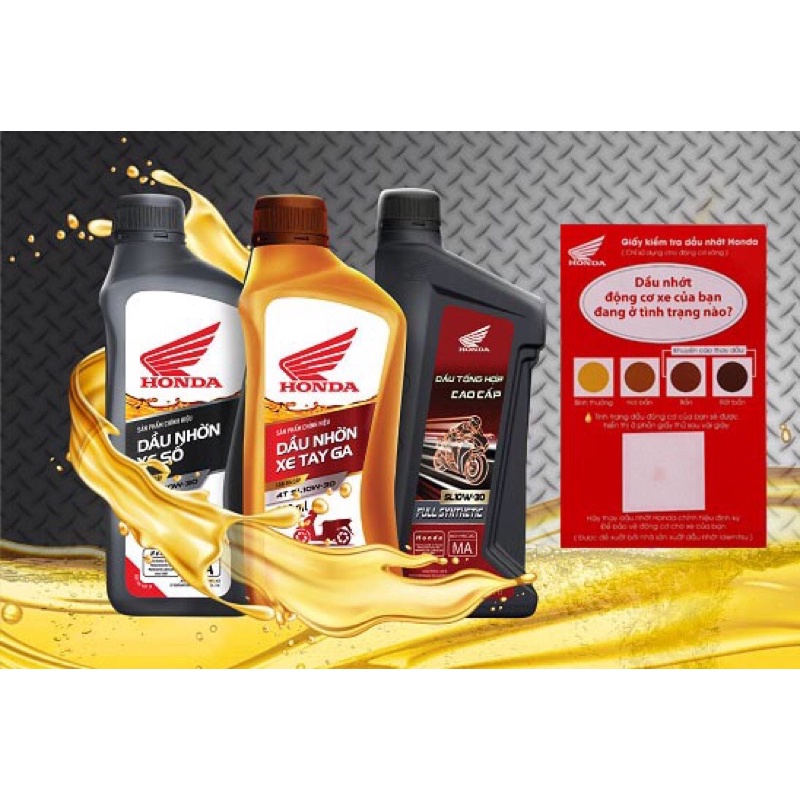 Dầu nhớt Honda chính hãng,nhớt xe tay ga ,nhớt xe số honda
