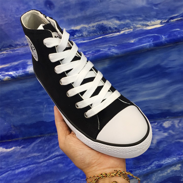 [Free Ship] Giày Sneaker Nam Nữ Cao Cấp Urban - Jeans Đen Sr7A