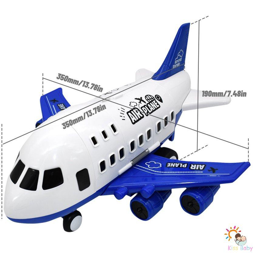 【Kiss】Airplane Toy Simulation Aircraft Toy Exquisite Aircraft Car Model For Kid