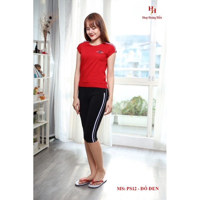 Bộ Quần Áo nữ mặc nhà, set bộ mặc nhà vải cá sấu Co Giãn 4 Chiều thoáng mát Hifa Hoàng Hiền MS: PS12