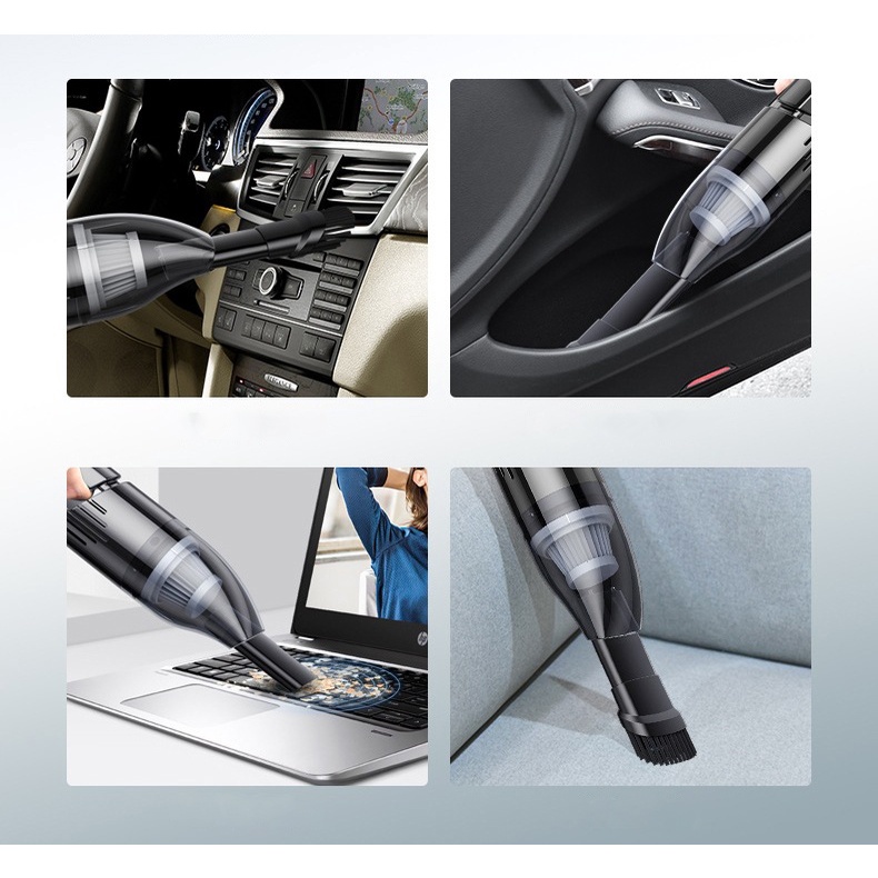 MHB 4, Máy hút bụi cầm tay mini không dây , vệ sinh bàn phím , hút bụi giường, ô tô , máy hút bụi xe hơi