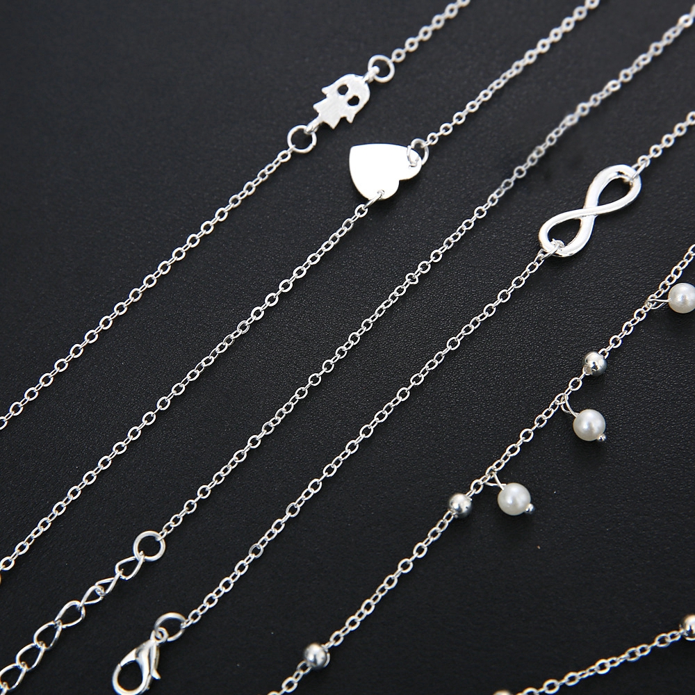 Bộ 5 Lắc chân thiết kế đơn giản thời trang cho nữ | BigBuy360 - bigbuy360.vn