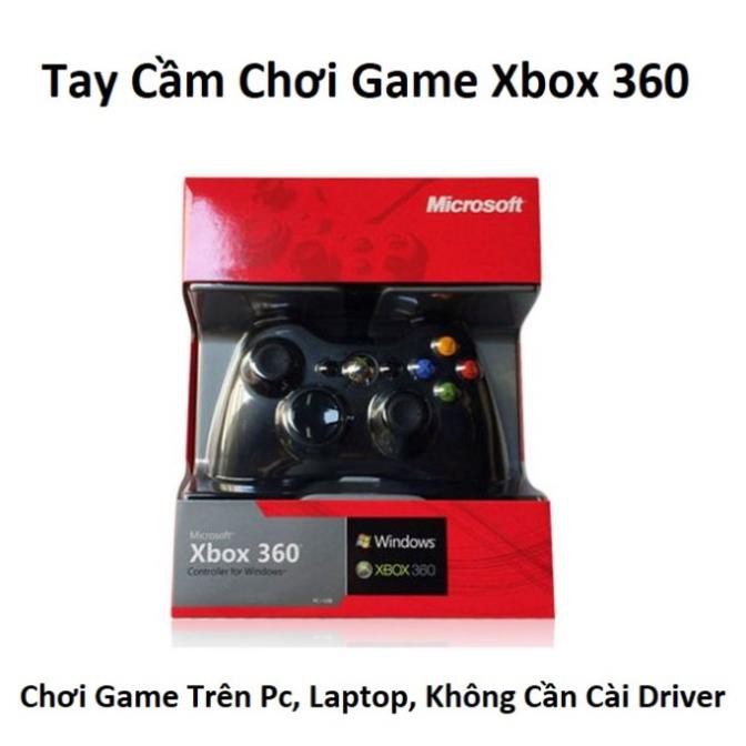 Mua ngay Tay Cầm Chơi Game Xbox 360 Usb - Tay Cầm Chơi Game PC, LapTop, Cắm Cổng USB [Freeship 10k]