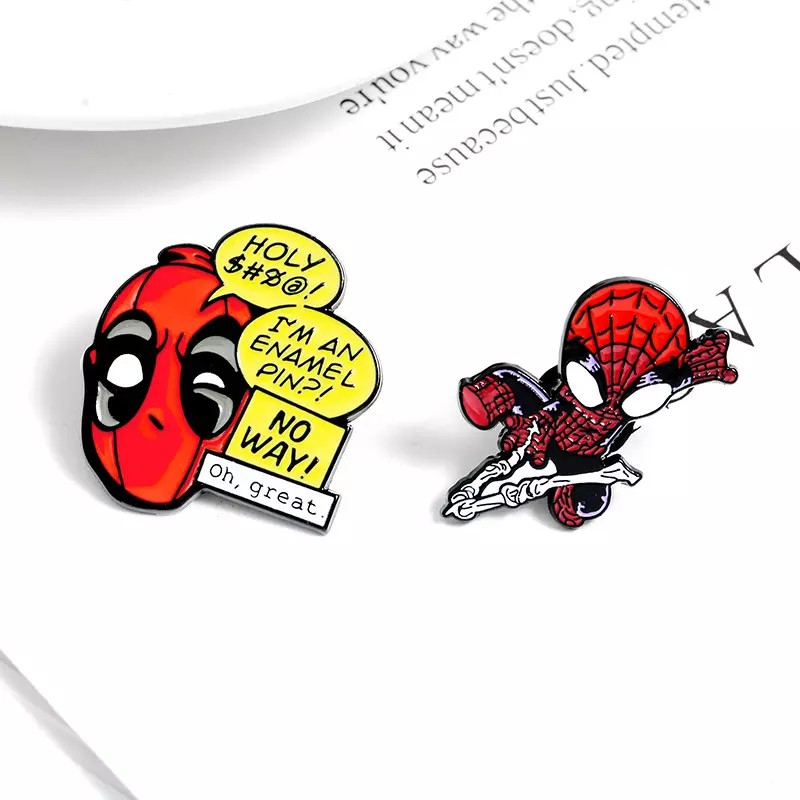 Pin cài áo Người nhện & Deadpool Marvel Series - GC129