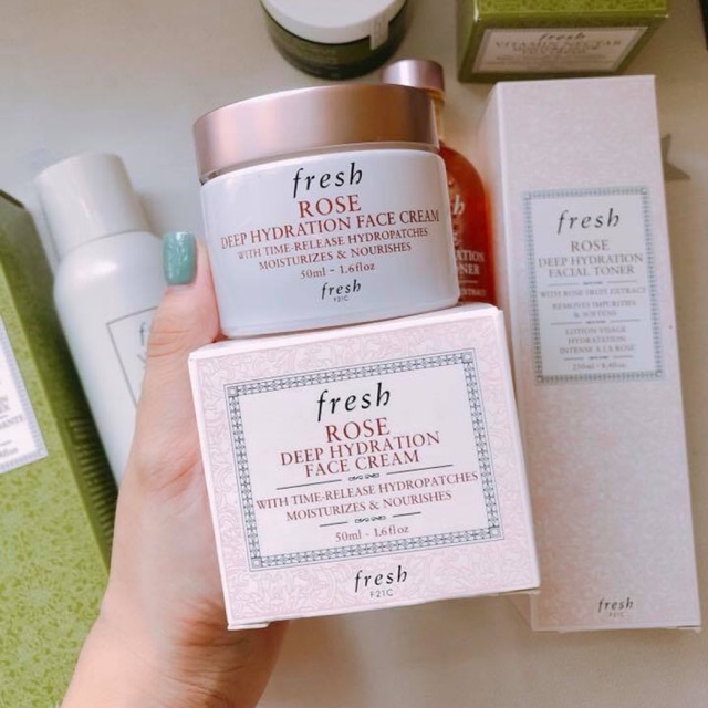 (Sẵn) Fresh Rose Deep Hydration Face Cream