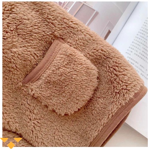 Bộ nỉ lông cừu kéo khoá siêu yêu dày đẹp trẻ em 2022