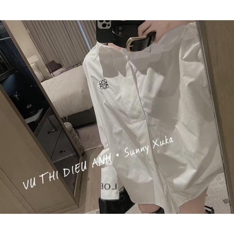 [Mã FASHIONHOT19 giảm 10K đơn bất kỳ] BÁN SỈ ÁO SƠ MI THÊU TAY BO LEN ĐEN TRẮNG CHO NỮ | BigBuy360 - bigbuy360.vn