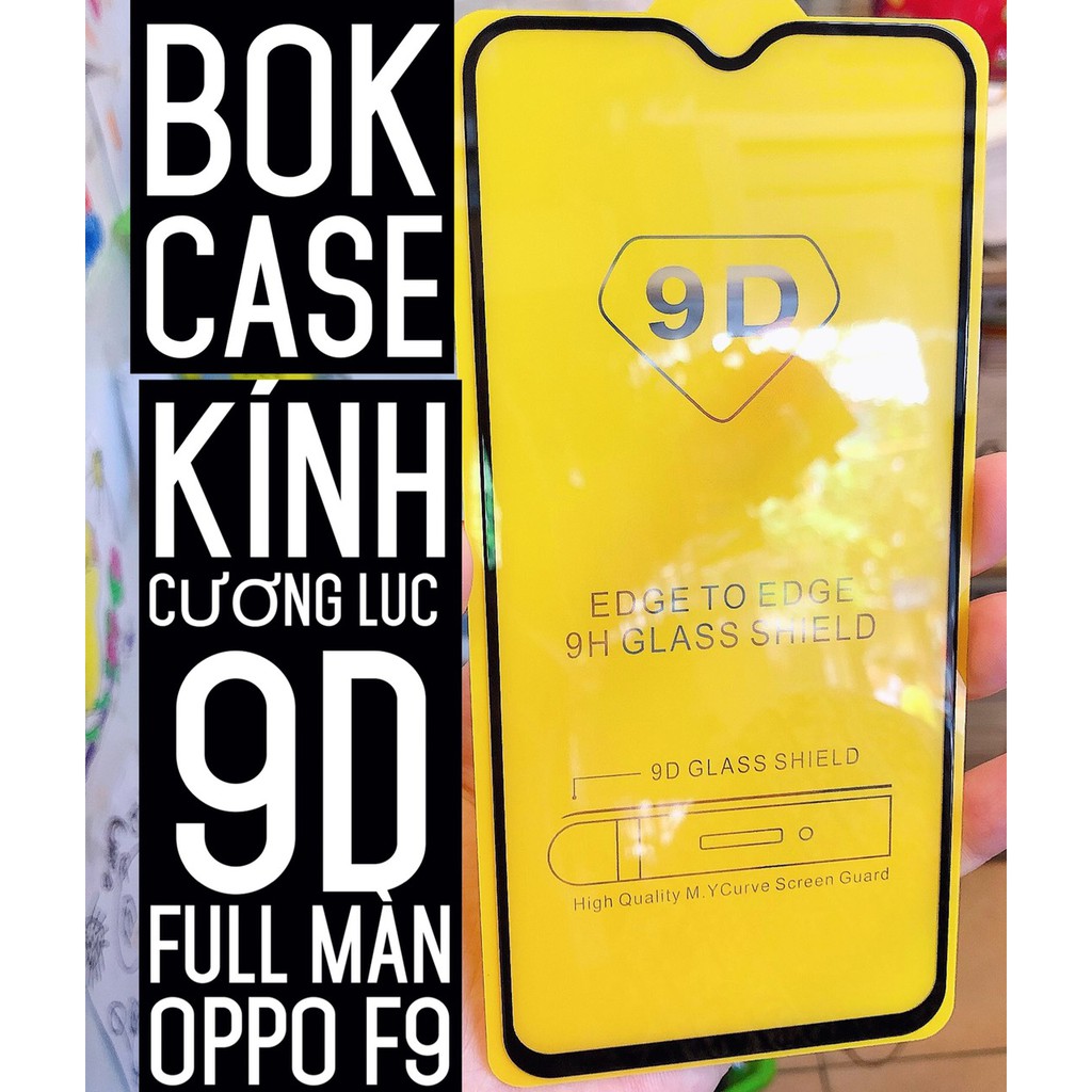 Kính cường lực OPPO F9 full màn hình