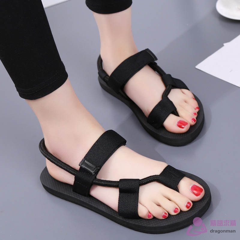 Giày sandal xỏ ngón đế bằng chống trượt dành cho nam nữ