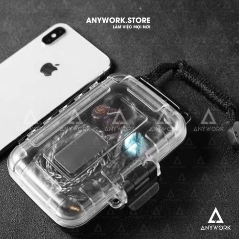 Hộp phụ kiên chống nước đựng tai nghe, máy nghe nhạc, DAC/Amp phụ kiện EDC chống va đập ANYWORK