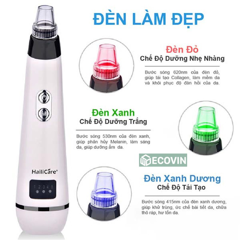 Máy Hút Mụn Cầm Tay Mini Hali Care Chính Hãng