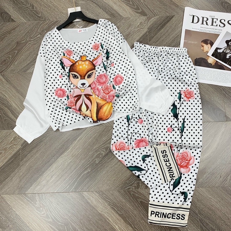 Bộ lụa Satin siêu xinh <6kg