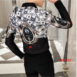 Áo sơ mi họa tiết ver SM2123