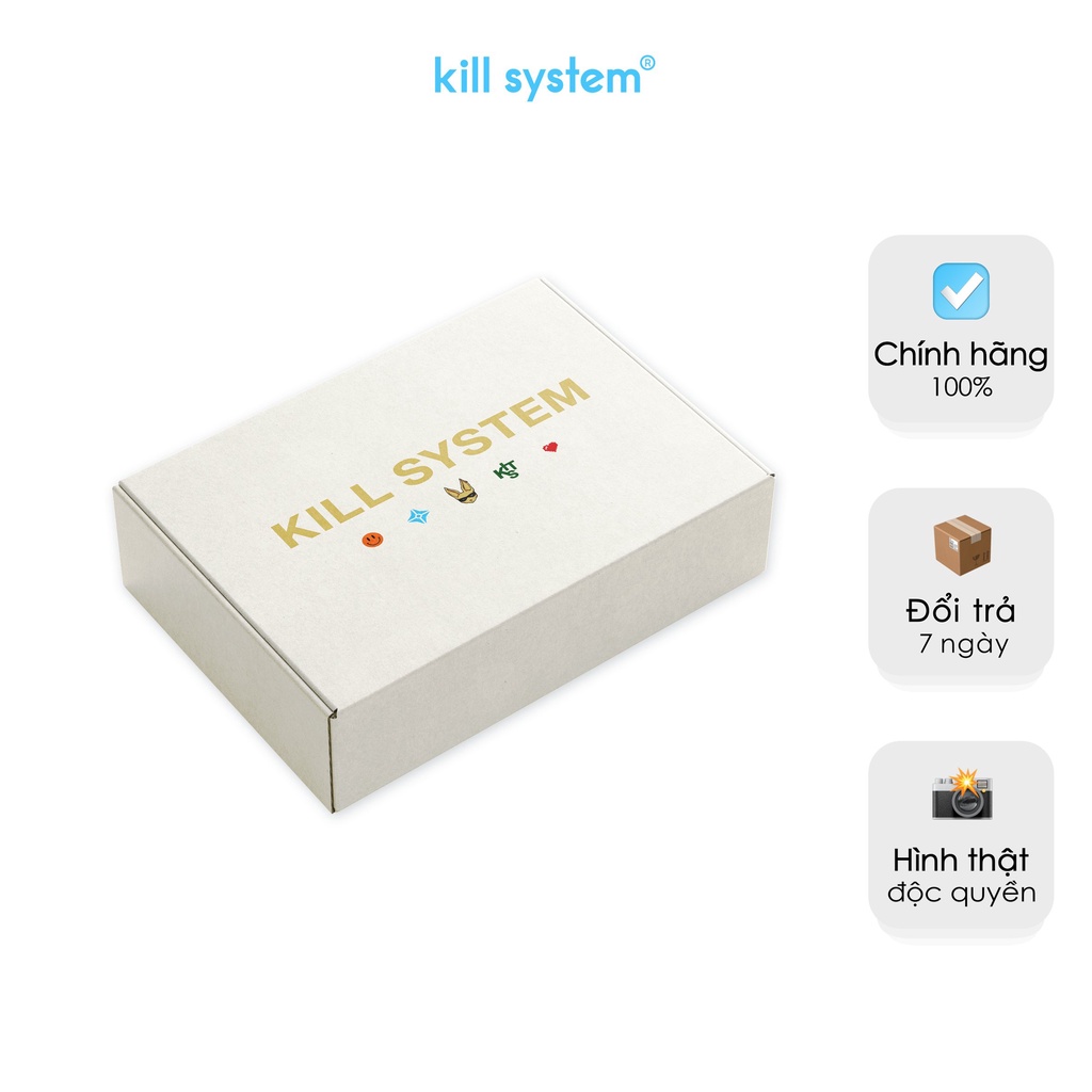 Hộp quà tặng Kill System gift box, thiết kế tinh tế đơn giản, chất liệu giấy cứng cáp, phù hợp tặng quà