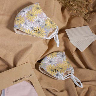 Khẩu Trang Hoa Dã Quỳ Plus Duy Ngọc Cao Cấp - BST "CẢM HỨNG MÙA XUÂN" (0062)