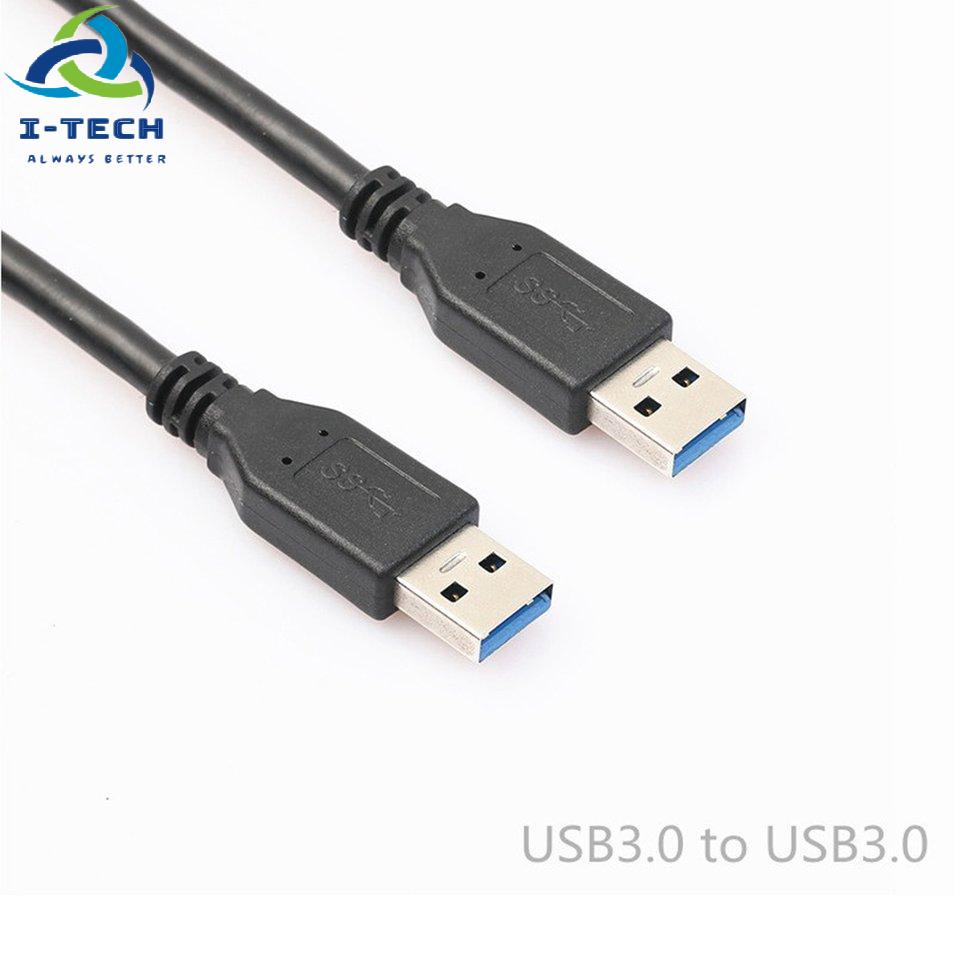 USB 3.0 A Male to A Male USB to USB Cable Cord for Data Transfer 3 Feet Cord