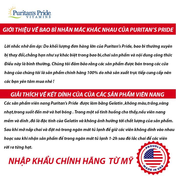 Viên uống Kẽm giảm  mụn Puritan's Pride Zinc for acne 100v/lọ