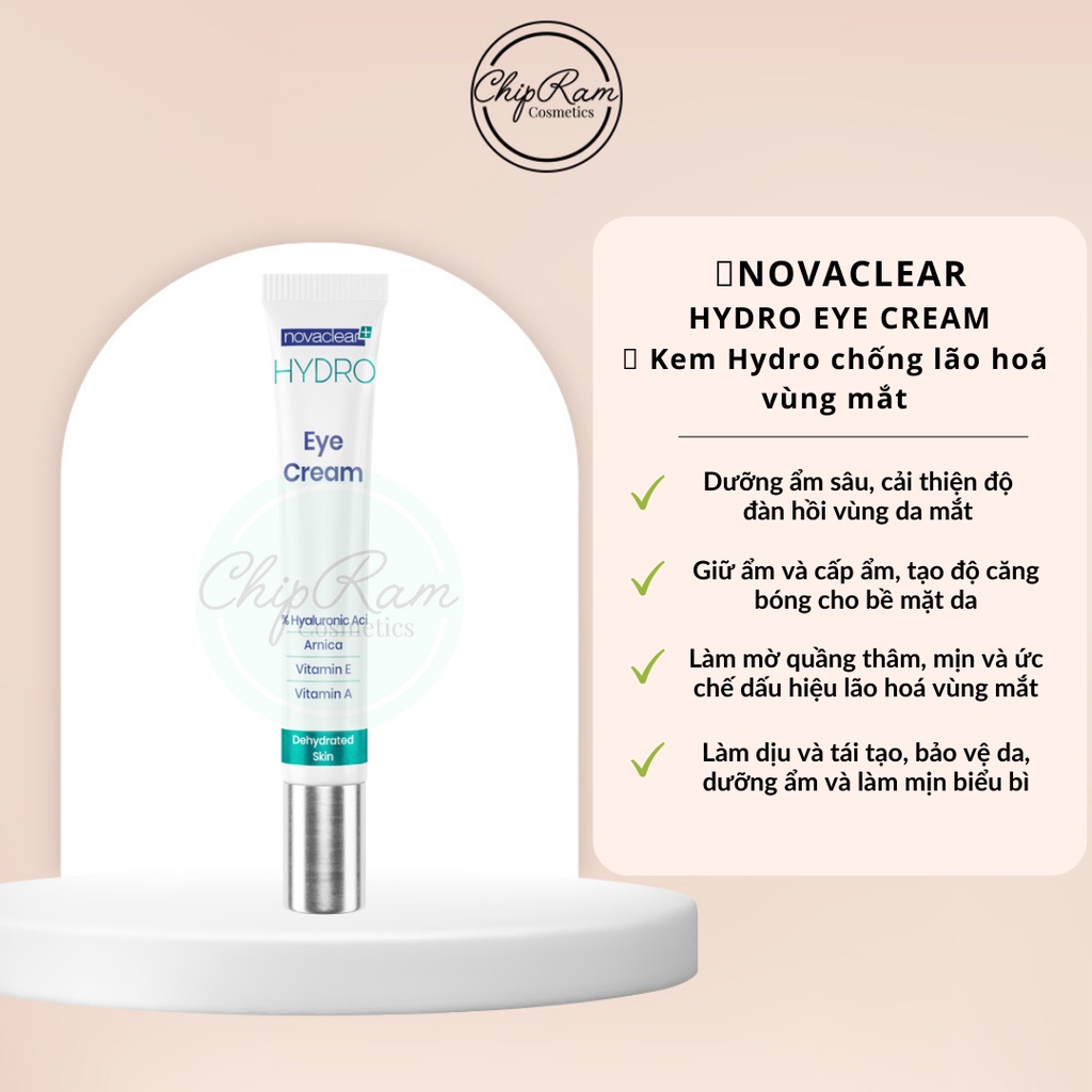 KEM CHỐNG LÃO HÓA VÙNG MẮT NOVACLEAR+HYDRO 15ML