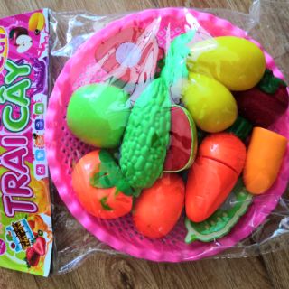 Rổ trái cây ( cắt - dính)