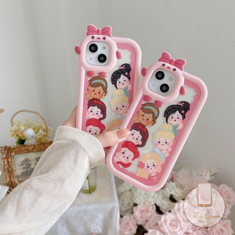 Ốp Điện Thoại Hình Công Chúa Disney 3D Cho iPhone 11 Pro MAX 6 6S Plus 8Plus 7Plus XR 14 13 12 Pro MAX X XS MAX SE 2020
