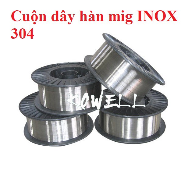 Dây hàn mig 5kg - Lõi thuốc - Inox 304 -hàn nhôm 2kg 0.8-1.0