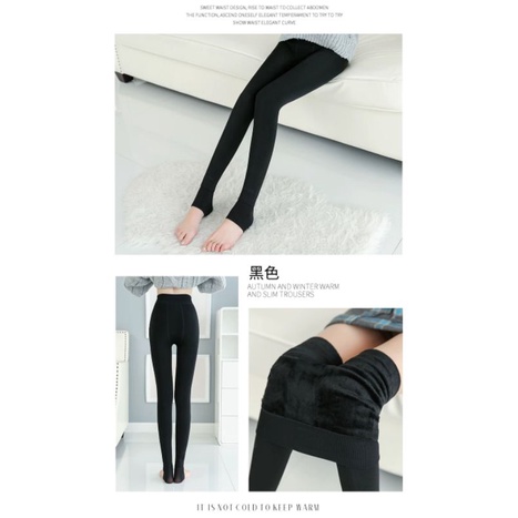 chuyên sỉ quần legging dài lót lông túi tím