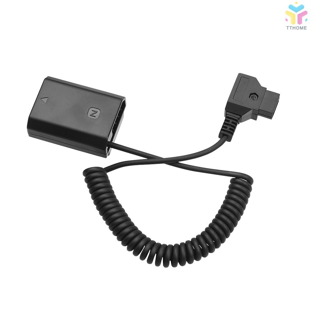 T&T Andoer D-Tap to LP-E6 DC Coupler Adapter Fully Decoded Dummy Battery Accessory for Canon 5D2 5D3 5D4 6D 6D2 60D 7D 7