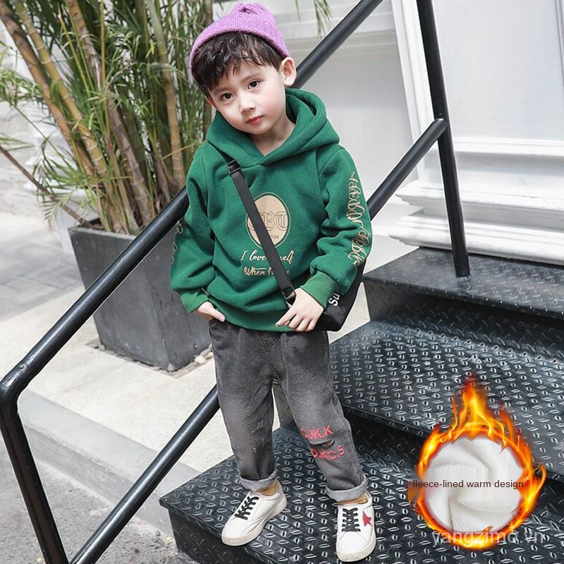 Áo Hoodies Dài Tay Thời Trang Cho Bé