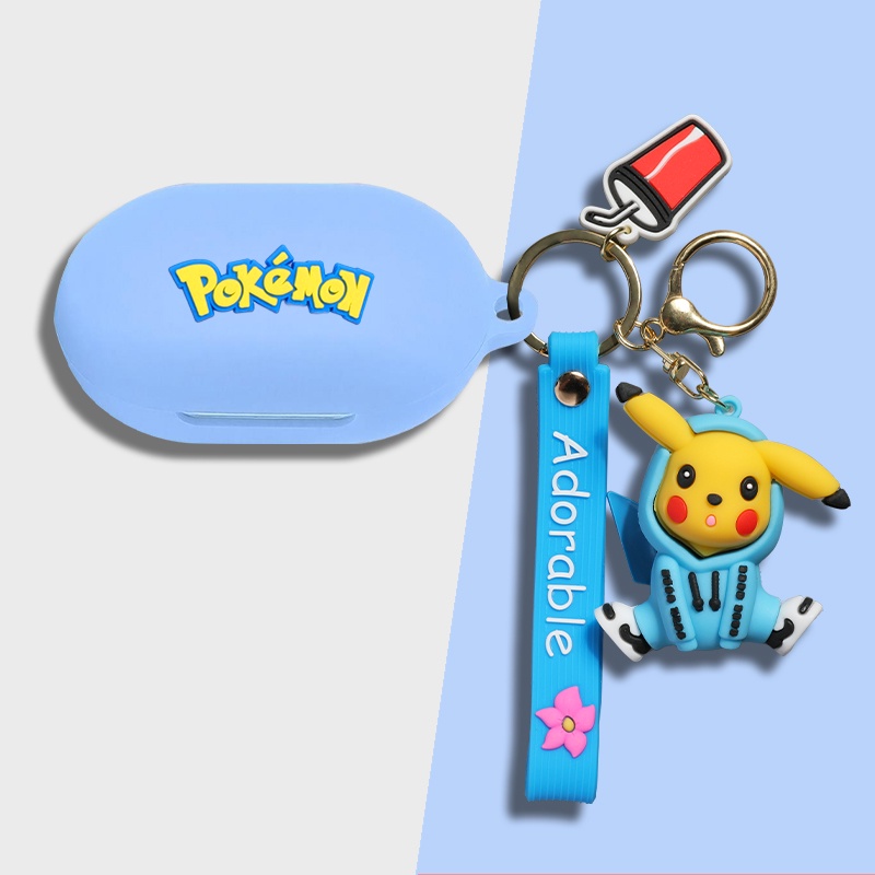 Vỏ Bảo Vệ Hộp Sạc Tai Nghe Bluetooth OPPO Enco Buds W11 Bằng Silicon Mềm Chống Sốc Hình Pikachu/Phi Hành Gia