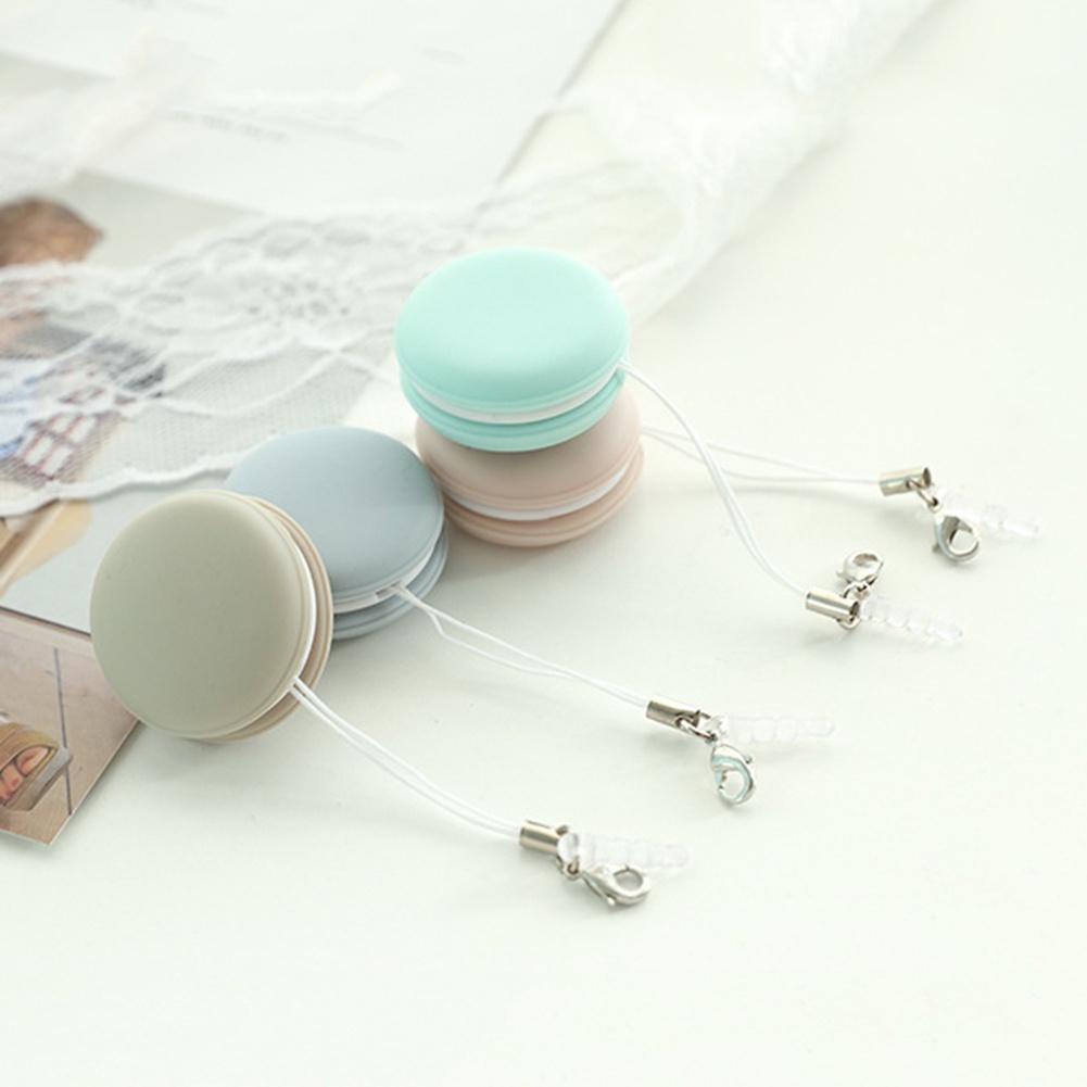 Miếng lau tròng mắt kính màn hình điện thoại di động thiết kế hình bánh Macaron