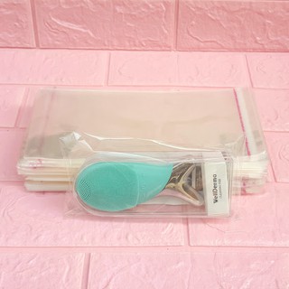 1kg Túi Opp dán mép 10x20cm (+ 4cm) - Túi nilon băng keo dán miệng