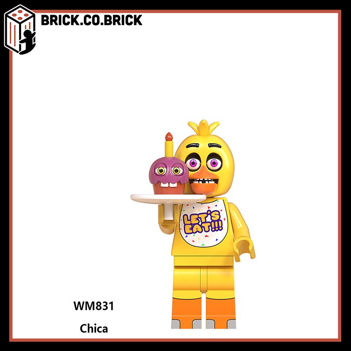 WM6074 - Đồ chơi lắp ráp minifigure nhân vật Freddy trong tựa game Five Nights At Freddy's