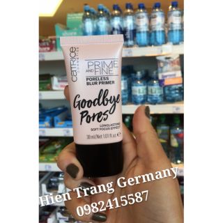 (gom sale 30%)Kem lót Catrice hồng cho da khô, ánh nhũ
