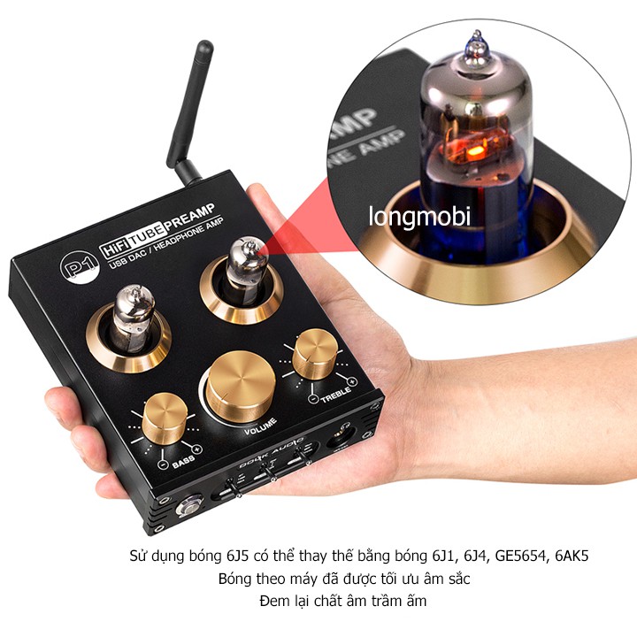 Douk Audio P1 - Đầu giải mã nhạc Tích hợp PreAmp Bluetooth 5.0 APTX