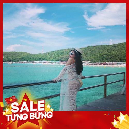 Áo choàng ren đi biển (ẢNH THẬT) -Hàng nhập khẩu