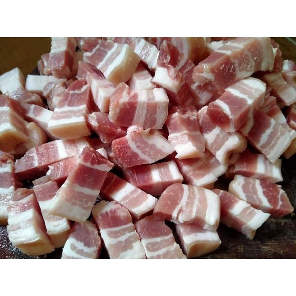 (CỰC RẺ) ba chỉ lợn Nga nạc ngon đóng túi 1kg