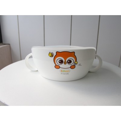 Bát ăn nhựa cho bé có nắp đậy Edison(bát Edison ăn dặm cho bé)