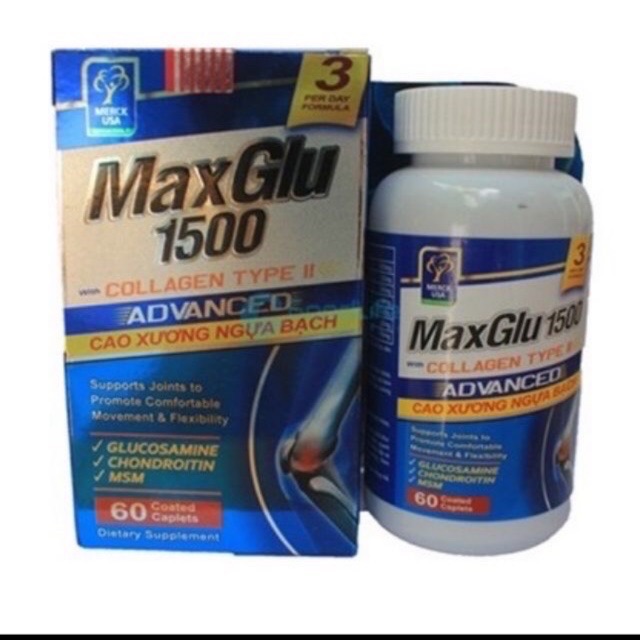 Viên bổ khớp MaxGlu 1500 (hộp 60 viên)